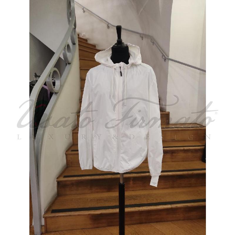 GIACCA UOMO BIKKEMBERGS BIANCO PIOGGIA TG. 50 | Mercatino dell'Usato Roma parioli 1