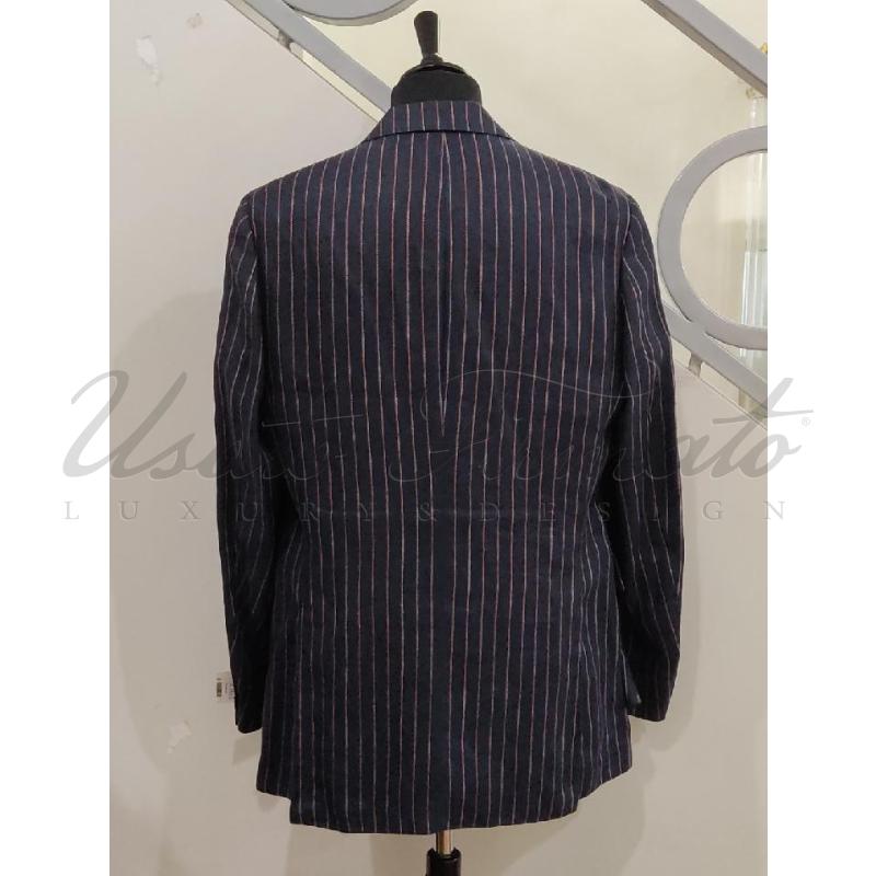 GIACCA UOMO BURBERRY BLU ROSSA TG 52 | Mercatino dell'Usato Roma parioli 3