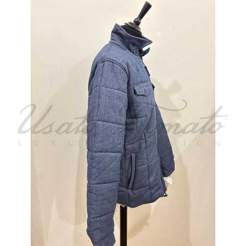GIACCA UOMO EDW BLU TRAPUNTATO TG XXL | Mercatino dell'Usato Roma parioli 2