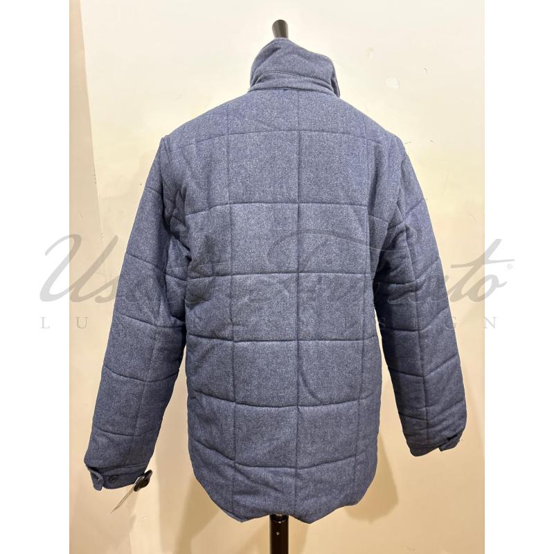 GIACCA UOMO EDW BLU TRAPUNTATO TG XXL | Mercatino dell'Usato Roma parioli 3