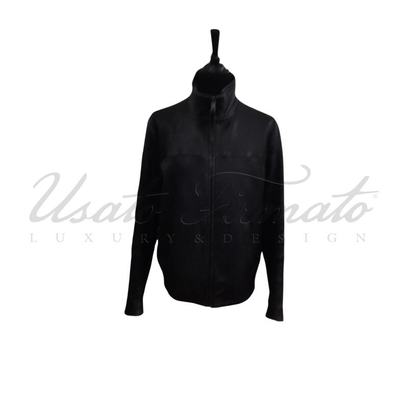GIACCA UOMO PRADA NERA PELLE TG. 52 | Mercatino dell'Usato Roma parioli 1