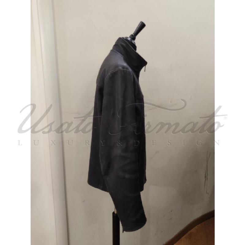 GIACCA UOMO PRADA NERA PELLE TG. 52 | Mercatino dell'Usato Roma parioli 2