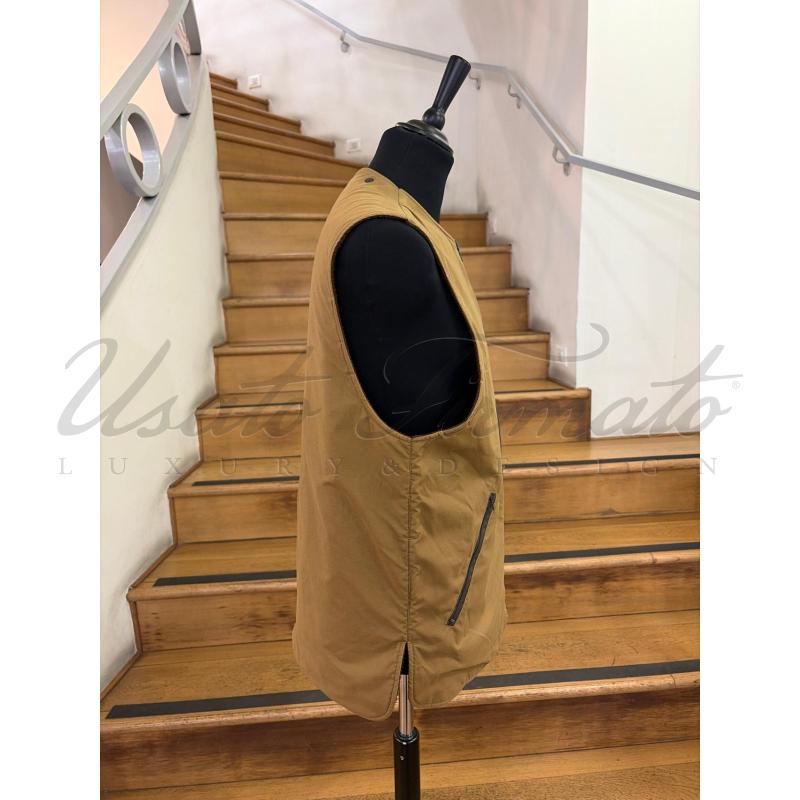 GILET UOMO BATTISTONI  MARRONE TG. M | Mercatino dell'Usato Roma parioli 2
