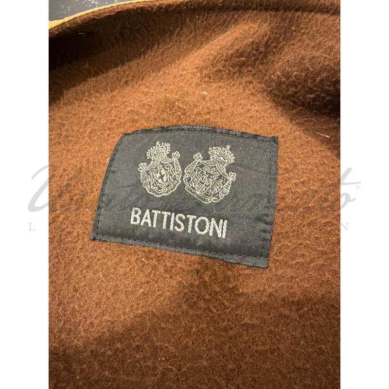 GILET UOMO BATTISTONI  MARRONE TG. M | Mercatino dell'Usato Roma parioli 4