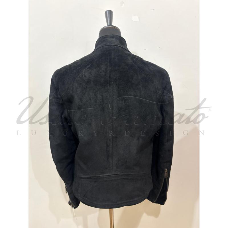 GIUBBINO GUCCI PELLE NERA TG 48 | Mercatino dell'Usato Roma parioli 3