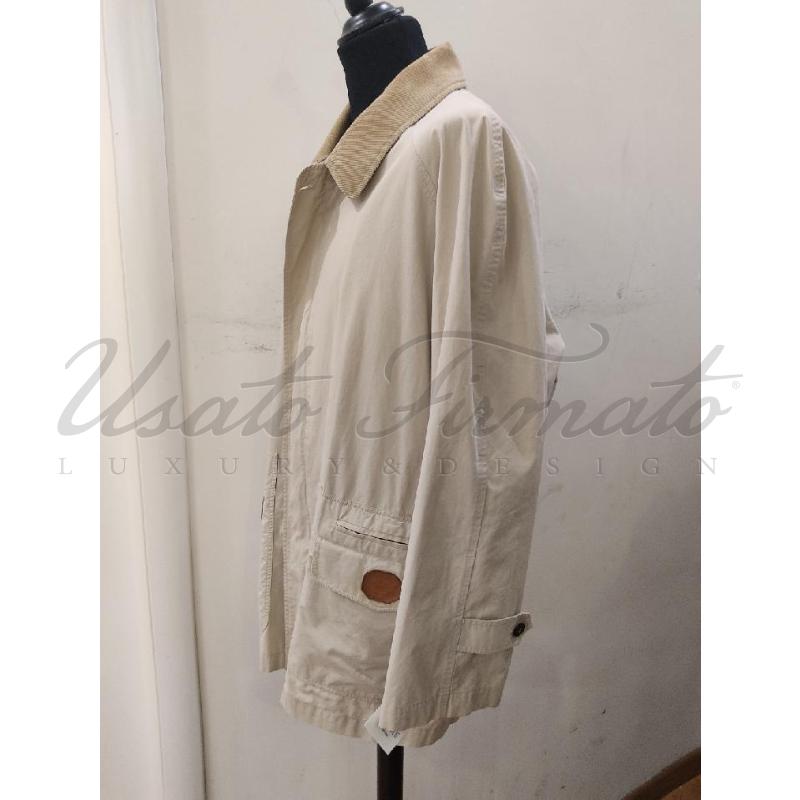 GIUBBINO UOMO BURBERY BEIGE TARTAN INTERNO  | Mercatino dell'Usato Roma parioli 3