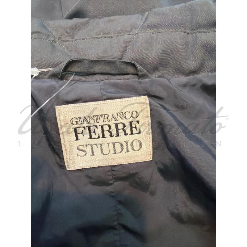 GIUBBINO UOMO GIANFRANCO FERRE NERE TRAPUNTATO TG.42  | Mercatino dell'Usato Roma parioli 4