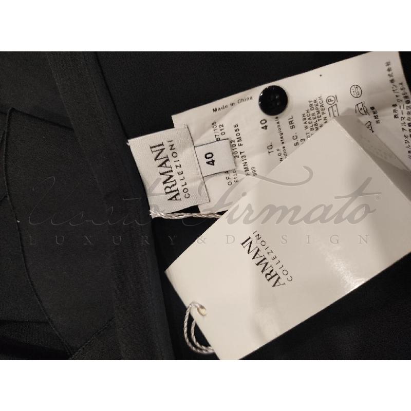 GONNA ARMANI COLLEZIONI NERA TG. 40 | Mercatino dell'Usato Roma parioli 4
