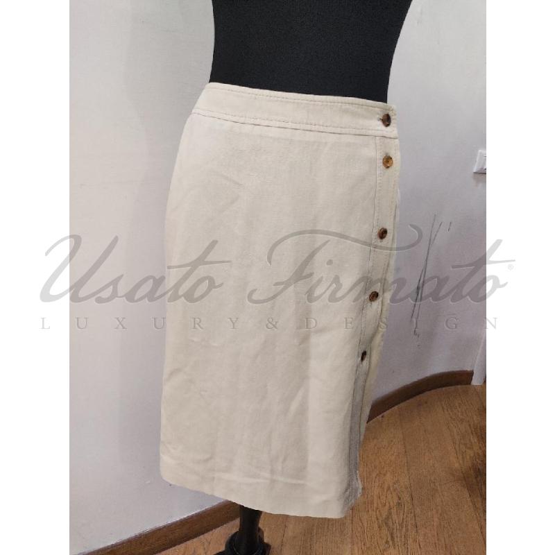 GONNA BURBERRY BEIGE TG 8 | Mercatino dell'Usato Roma parioli 1