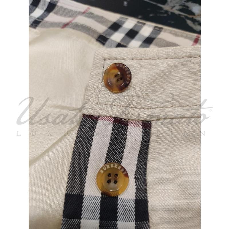 GONNA BURBERRY BEIGE TG 8 | Mercatino dell'Usato Roma parioli 5
