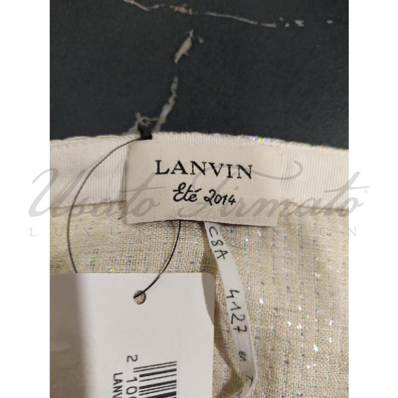 GONNA LANVIN LUREX TG 36 | Mercatino dell'Usato Roma parioli 5