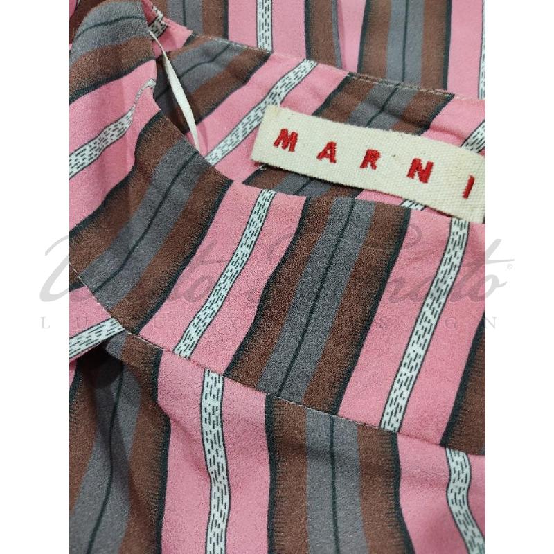 GONNA MARNI ROSA RIGHE TG M | Mercatino dell'Usato Roma parioli 2