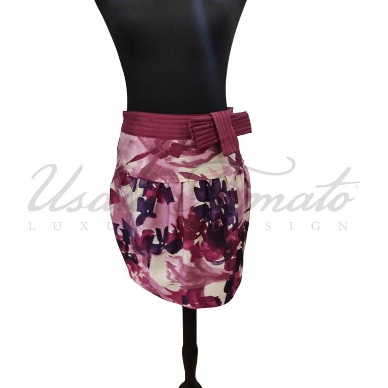 GONNA MAX&CO BORDEAUX SETA FIOCCO TG. 38 | Mercatino dell'Usato Roma parioli 1