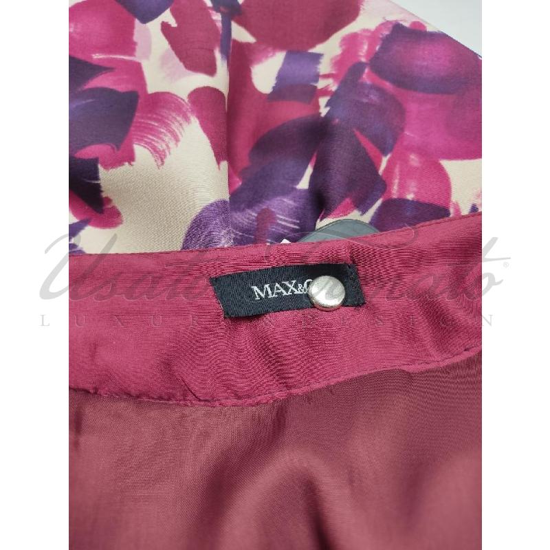 GONNA MAX&CO BORDEAUX SETA FIOCCO TG. 38 | Mercatino dell'Usato Roma parioli 5