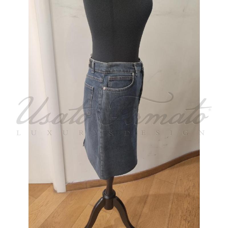 GONNA MAX MARA DENIN BLU TG. 42 | Mercatino dell'Usato Roma parioli 2