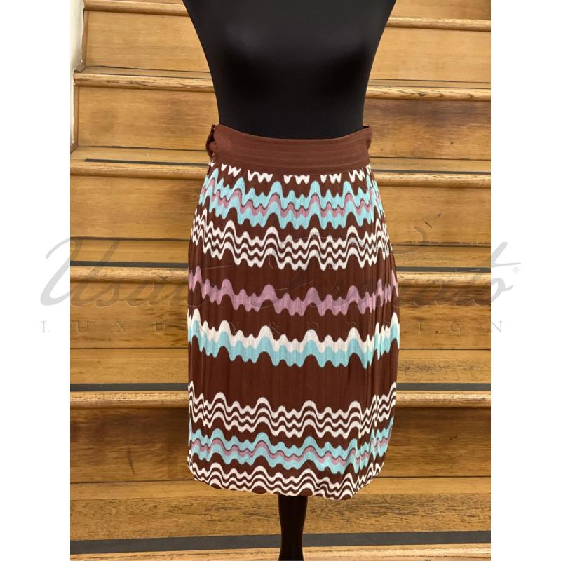GONNA MISSONI MULTICOLOR TG. 42 | Mercatino dell'Usato Roma parioli 1