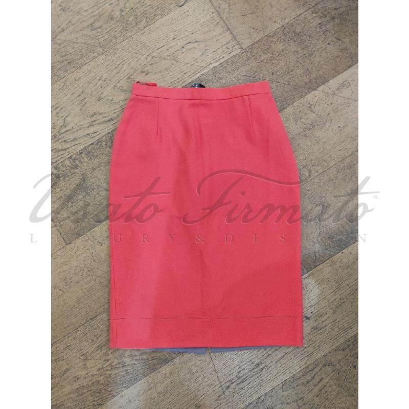 GONNA PRADA COTONE ARANCIO TG 44 | Mercatino dell'Usato Roma parioli 1