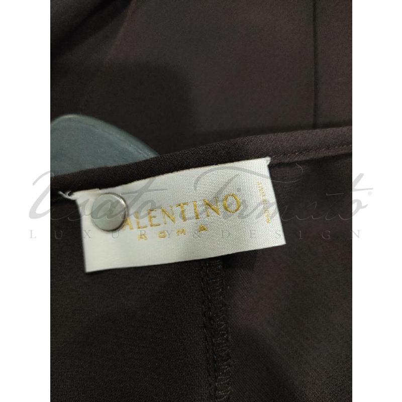GONNA VALENTINO SETA MARRONE TG 46 | Mercatino dell'Usato Roma parioli 4