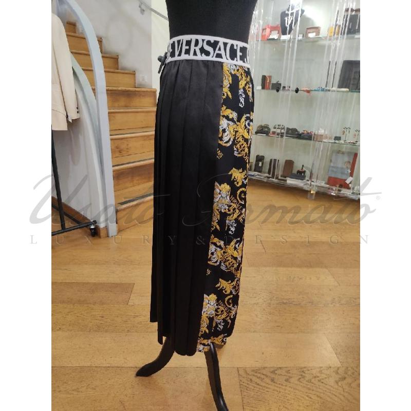 GONNA VERSACE JEANS NERA GIALLA TG S | Mercatino dell'Usato Roma parioli 2
