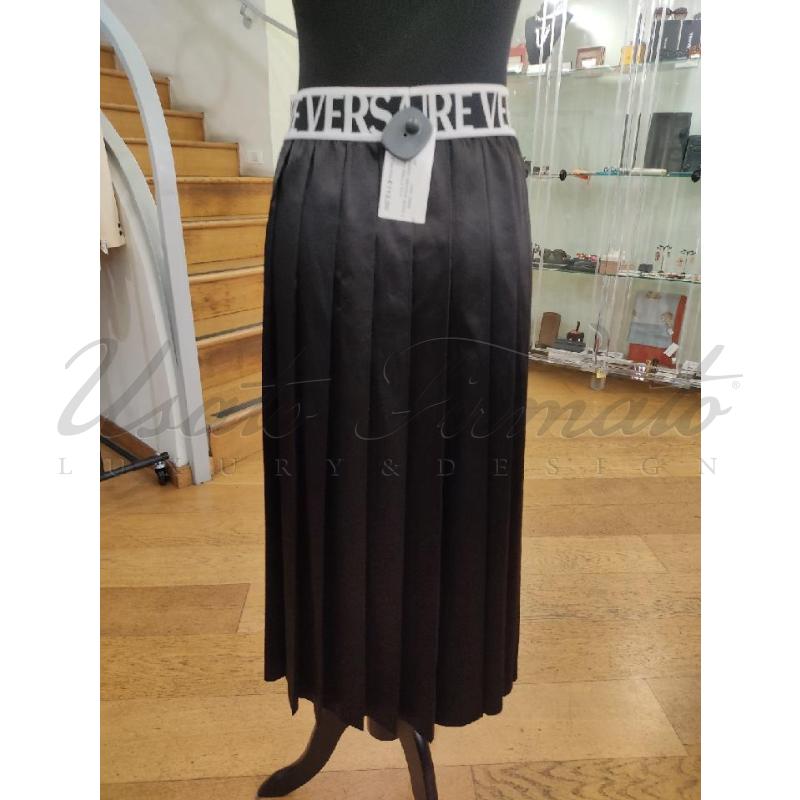 GONNA VERSACE JEANS NERA GIALLA TG S | Mercatino dell'Usato Roma parioli 3