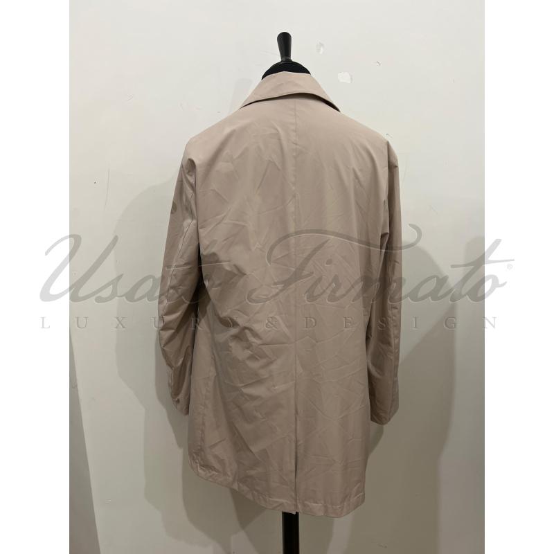 IMPERMEABILE UOMO PEOPLE BEIGE TG 52 | Mercatino dell'Usato Roma parioli 3