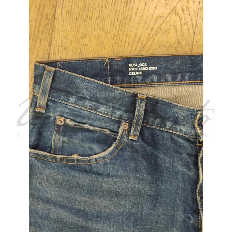 JEANS UOMO CELINE BLU DENIM REGULAR TG 33 | Mercatino dell'Usato Roma parioli 2