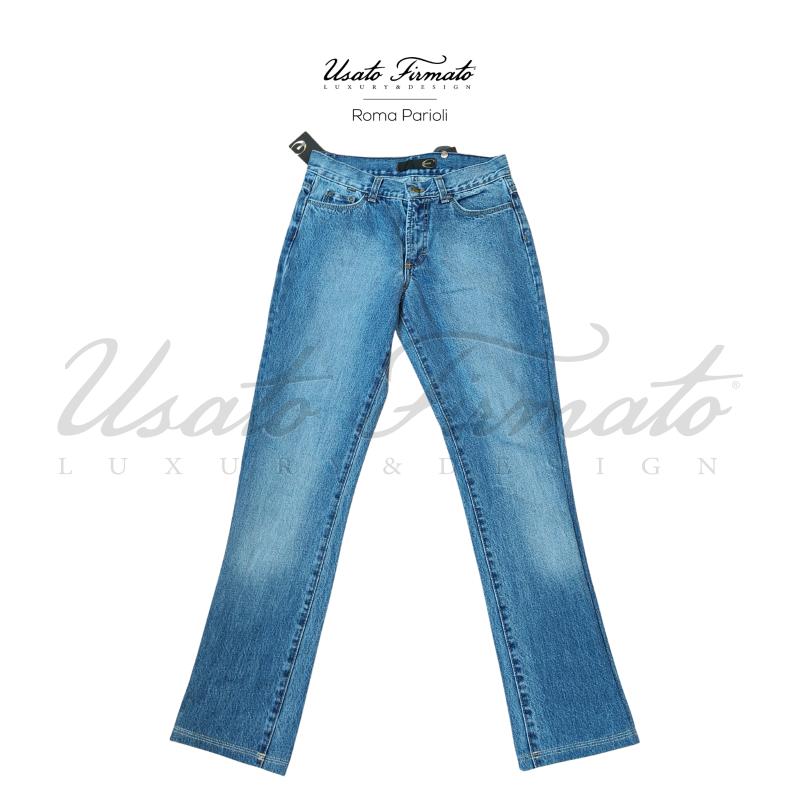 JEANS UOMO JUST CAVALLI CELESTE TG.43 | Mercatino dell'Usato Roma parioli