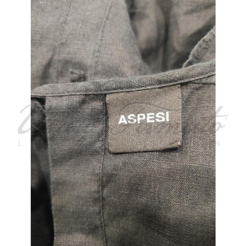 MAGLIA DONNA ASPESI NERA LINO TG. 46 | Mercatino dell'Usato Roma parioli 4