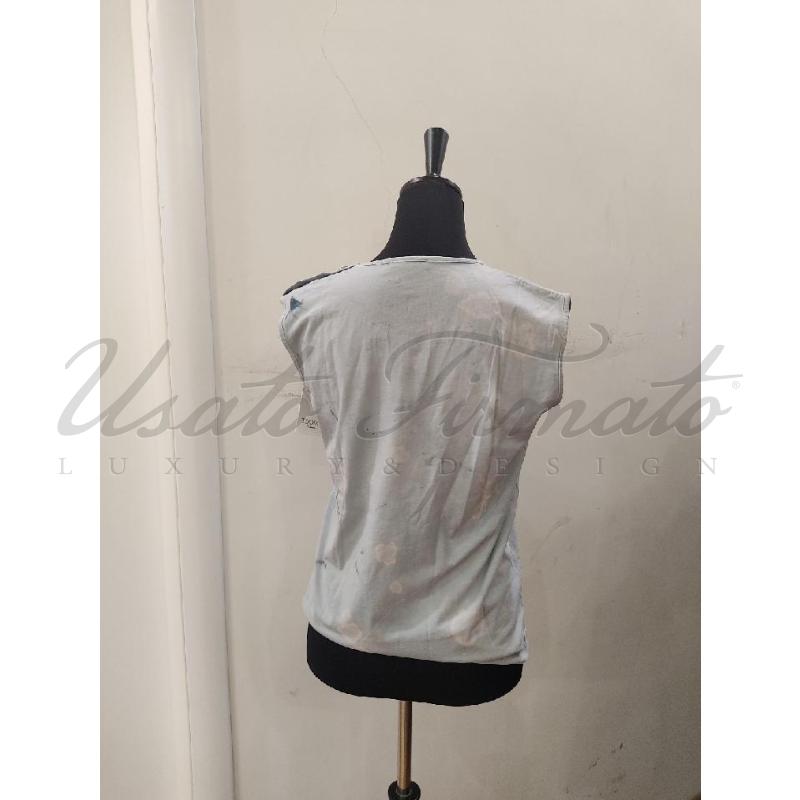 MAGLIA DONNA BALMAIN GRIGIA TG S BOTTONI ARGENTO | Mercatino dell'Usato Roma parioli 3