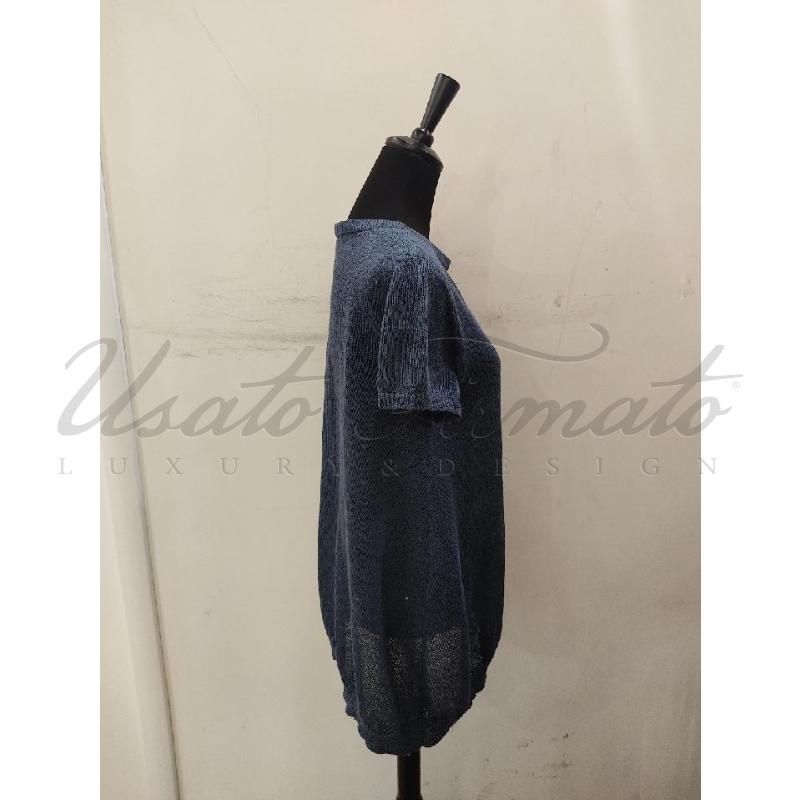 MAGLIA DONNA BRUNELLO CUCINELLI BLU PAILLETTES TG. 3XL | Mercatino dell'Usato Roma parioli 2