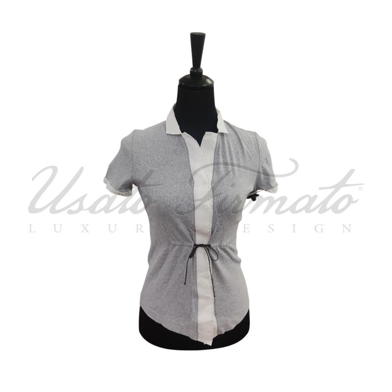 MAGLIA DONNA BRUNELLO CUCINELLI GRIGIA TG. L | Mercatino dell'Usato Roma parioli 1