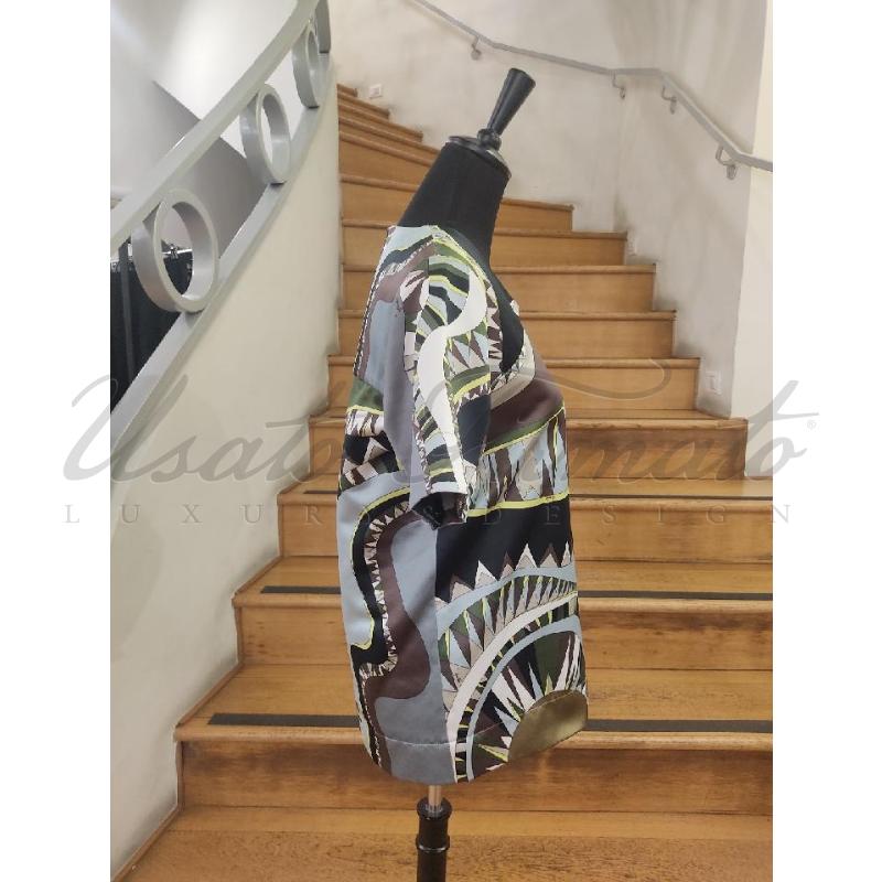 MAGLIA DONNA EMILIO PICCI NERA FANTASIA TG. 42 | Mercatino dell'Usato Roma parioli 2