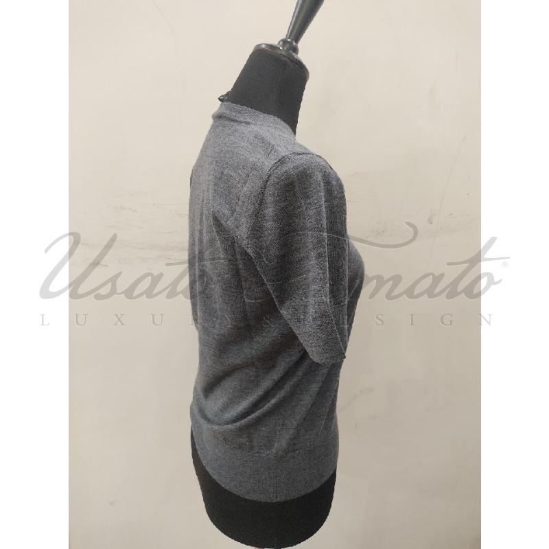 MAGLIA DONNA EMPORIO ARMANI GRIGIA TG XS | Mercatino dell'Usato Roma parioli 2