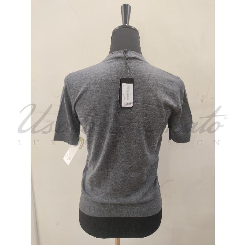 MAGLIA DONNA EMPORIO ARMANI GRIGIA TG XS | Mercatino dell'Usato Roma parioli 3