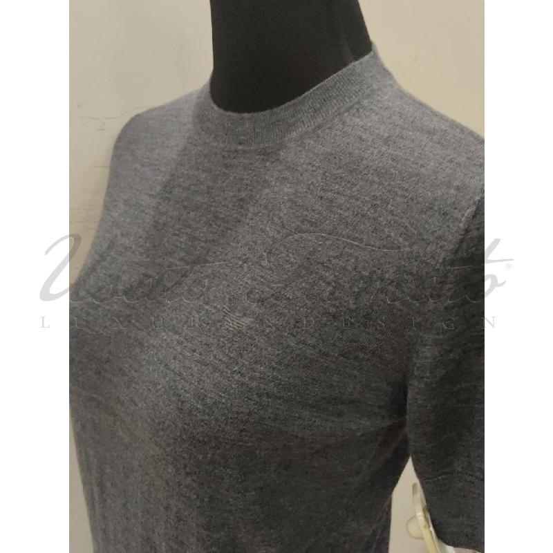 MAGLIA DONNA EMPORIO ARMANI GRIGIA TG XS | Mercatino dell'Usato Roma parioli 4