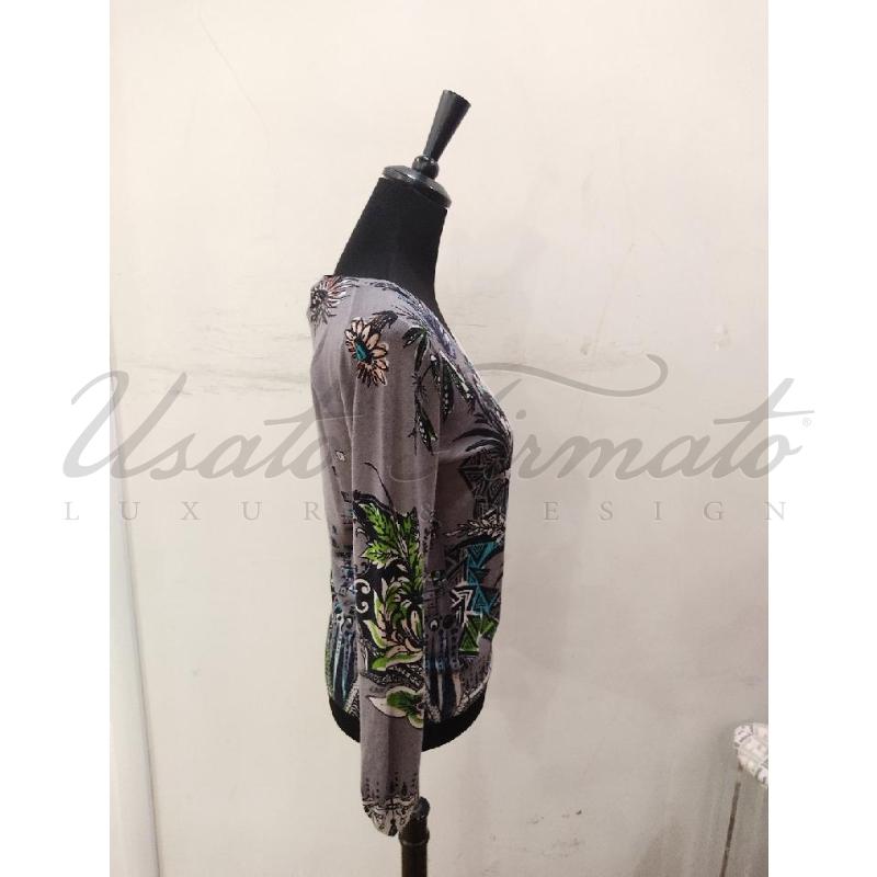 MAGLIA DONNA ETRO FANATSIA GRIGIO TG 44 | Mercatino dell'Usato Roma parioli 2