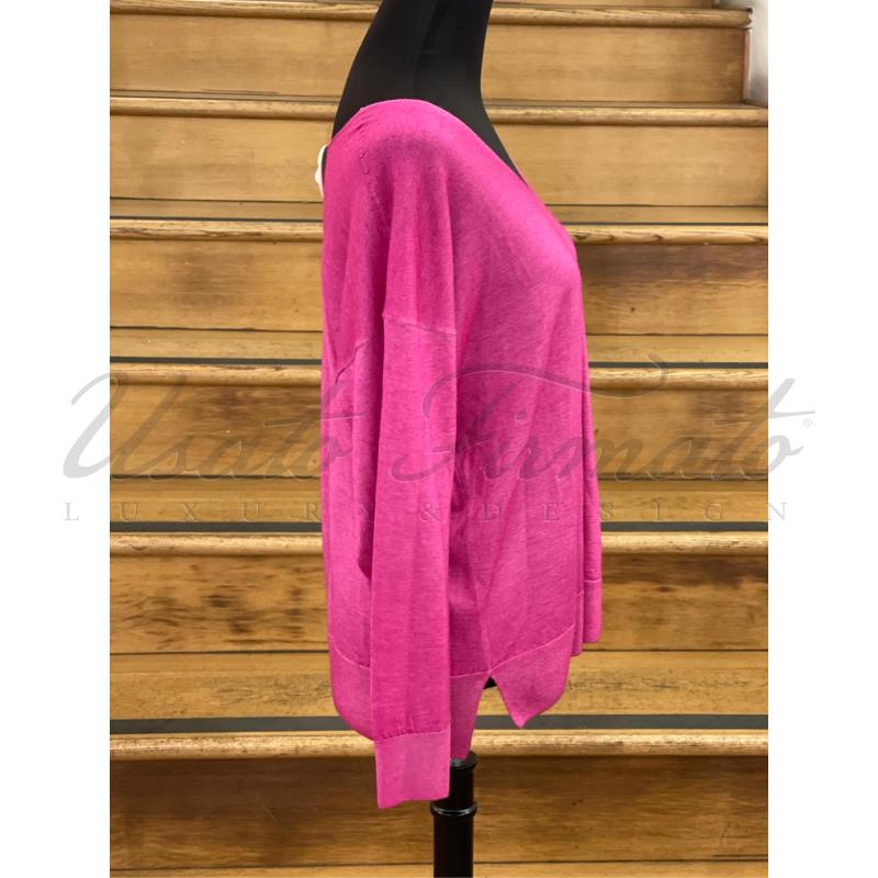 MAGLIA DONNA FALCONERI FUCSIA | Mercatino dell'Usato Roma parioli 2