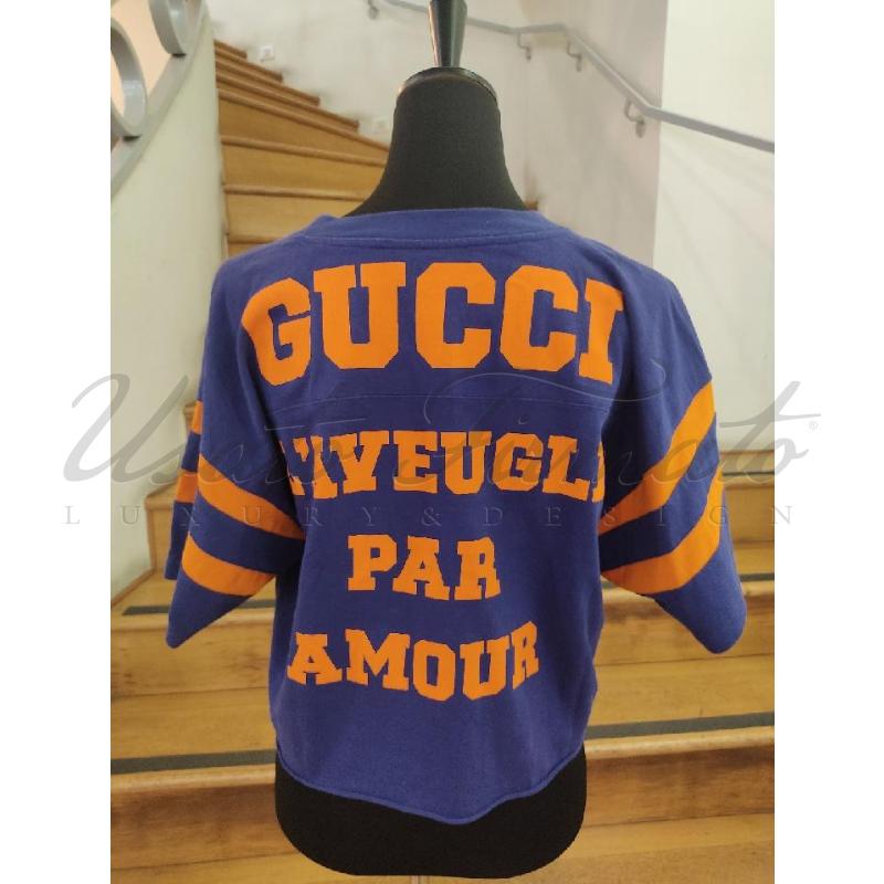 MAGLIA DONNA GUCCI VIOLA TG M | Mercatino dell'Usato Roma parioli 3