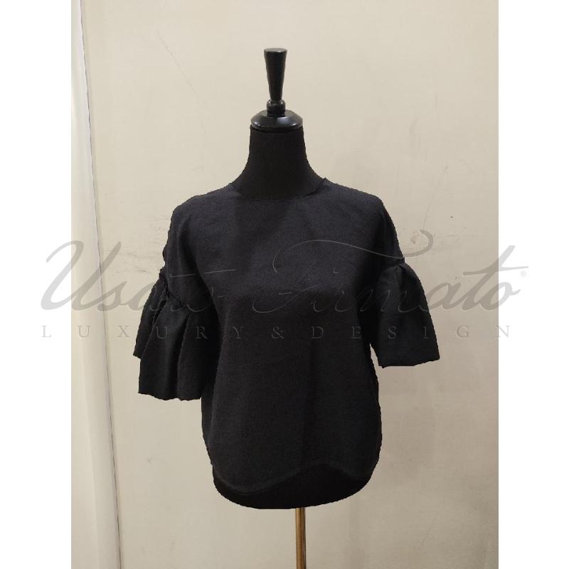MAGLIA DONNA LAVIN NERA SETA TG 38 | Mercatino dell'Usato Roma parioli 1
