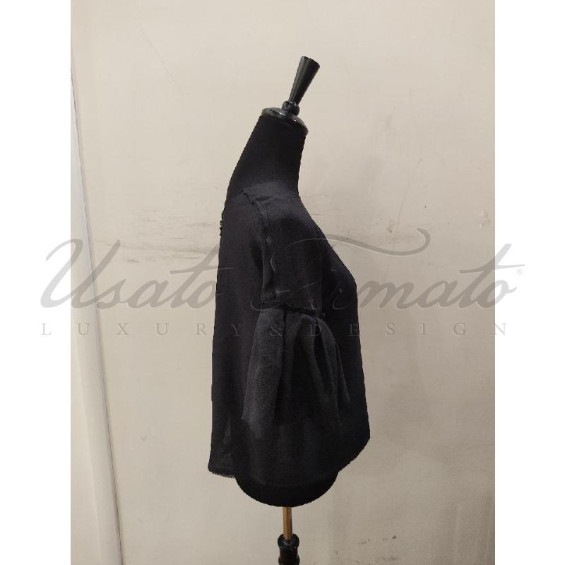 MAGLIA DONNA LAVIN NERA SETA TG 38 | Mercatino dell'Usato Roma parioli 2