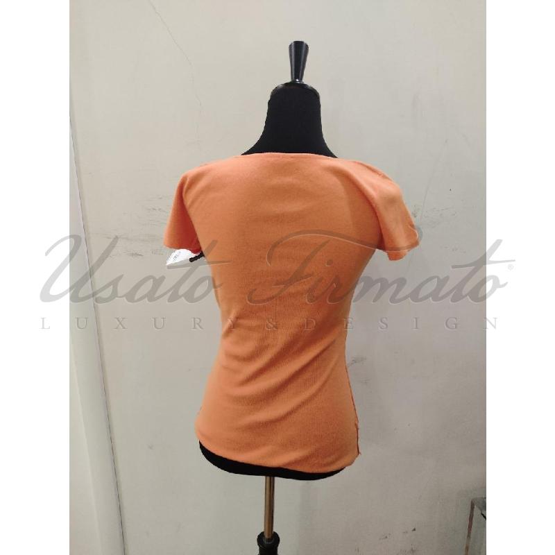 MAGLIA DONNA LOROPIANA ARANCIO TG 46 | Mercatino dell'Usato Roma parioli 3