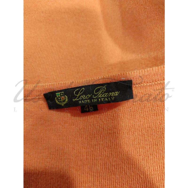 MAGLIA DONNA LOROPIANA ARANCIO TG 46 | Mercatino dell'Usato Roma parioli 4
