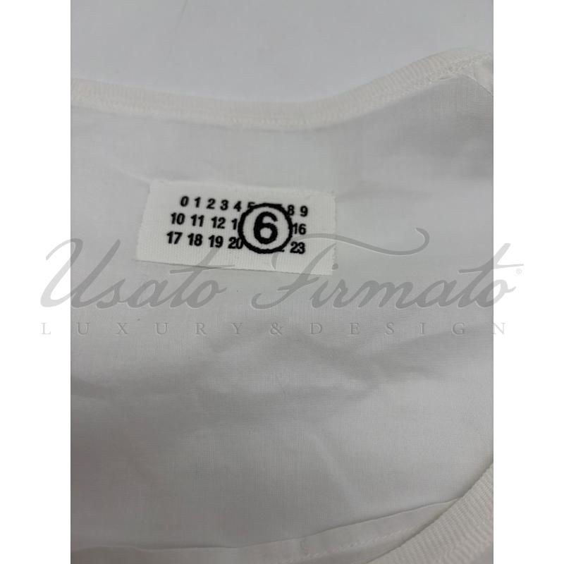 MAGLIA DONNA MAISON MARGIELA BIANCA TG. 46 | Mercatino dell'Usato Roma parioli 4