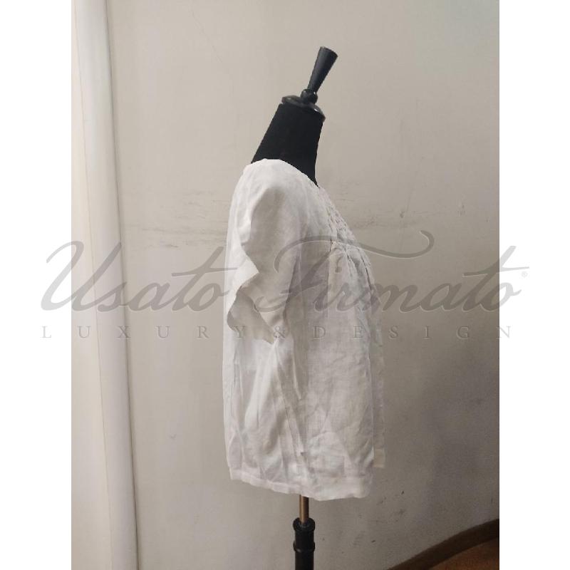 MAGLIA DONNA MAX MARA BIANCA TG. XL | Mercatino dell'Usato Roma parioli 2