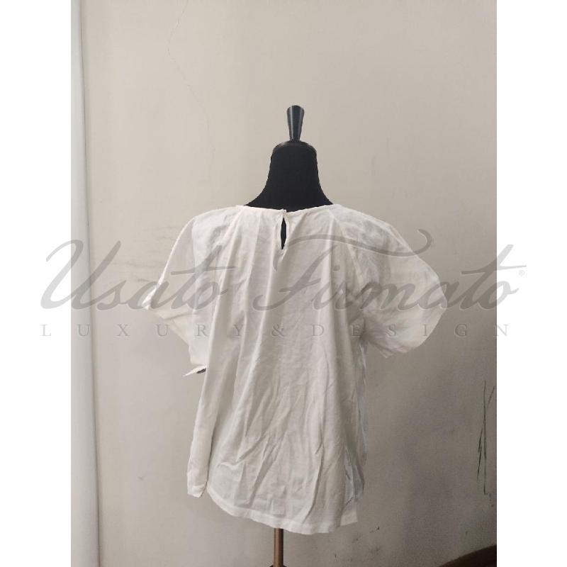 MAGLIA DONNA MAX MARA BIANCA TG. XL | Mercatino dell'Usato Roma parioli 3