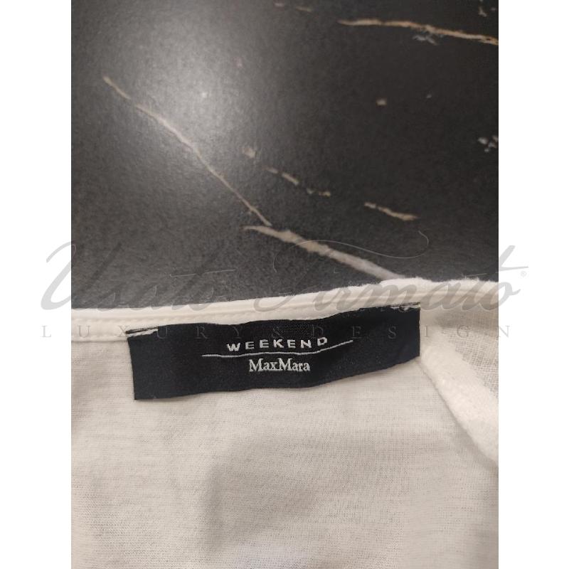 MAGLIA DONNA MAX MARA BIANCA TG. XL | Mercatino dell'Usato Roma parioli 4