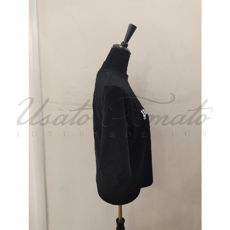 MAGLIA DONNA PALM ANGELS NERA TG L | Mercatino dell'Usato Roma parioli 2