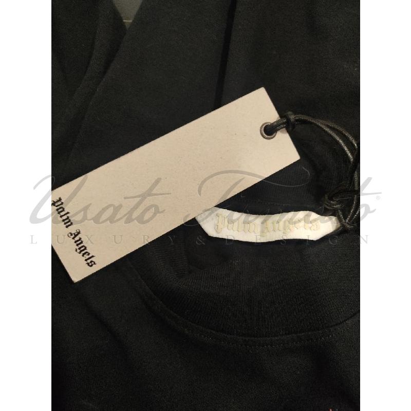 MAGLIA DONNA PALM ANGELS NERA TG L | Mercatino dell'Usato Roma parioli 4