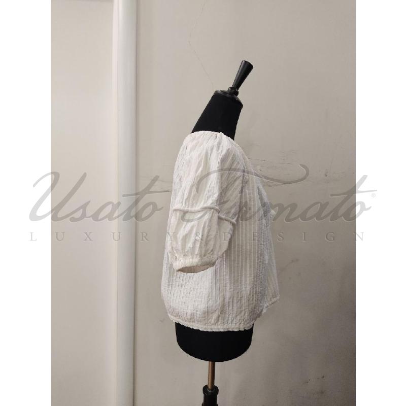 MAGLIA DONNA ULLA JHONSON BIANCA TG S | Mercatino dell'Usato Roma parioli 2