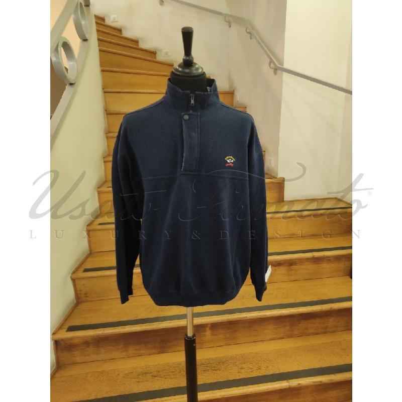 MAGLIA UOMO PAUL & SHARK BLU L | Mercatino dell'Usato Roma parioli 1